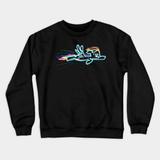 Rainbow Does Some Dashing Crewneck Sweatshirt